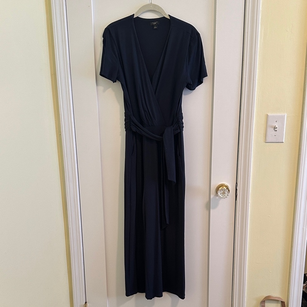 Ann Taylor Factory Navy Jumpsuit